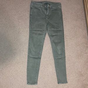 Green American Eagle jeans